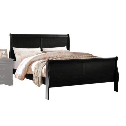 Acme Furniture - Louis Philippe III KD Black Eastern King Bed - 19497E —  GreatFurnitureDeal